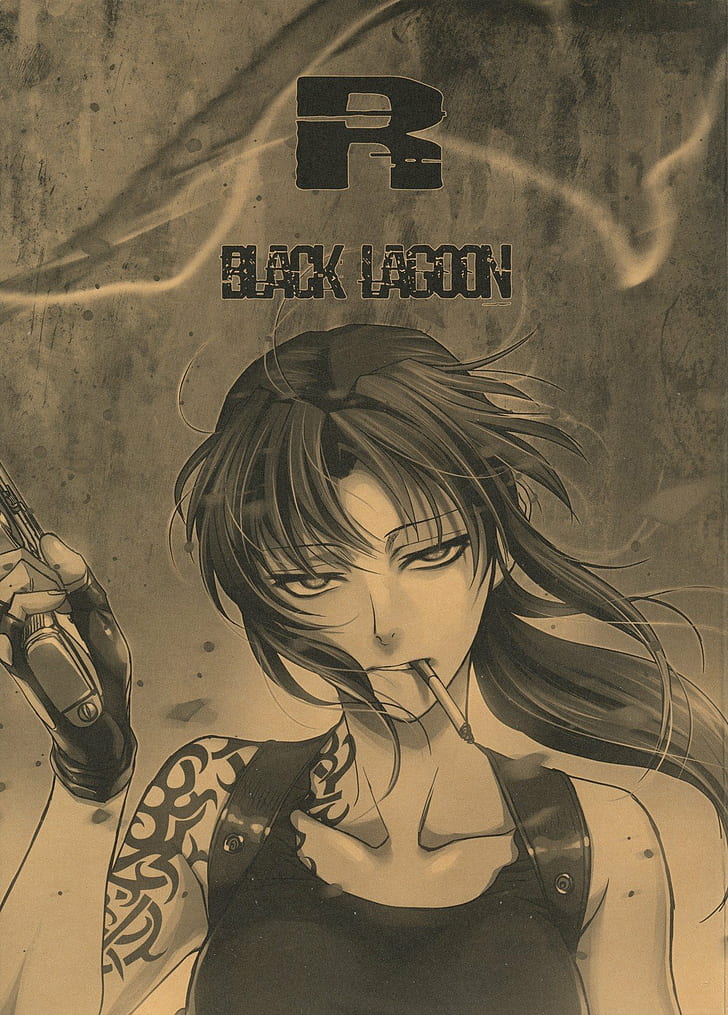 Anime Girls, Black Lagoon, Revy, HD wallpaper