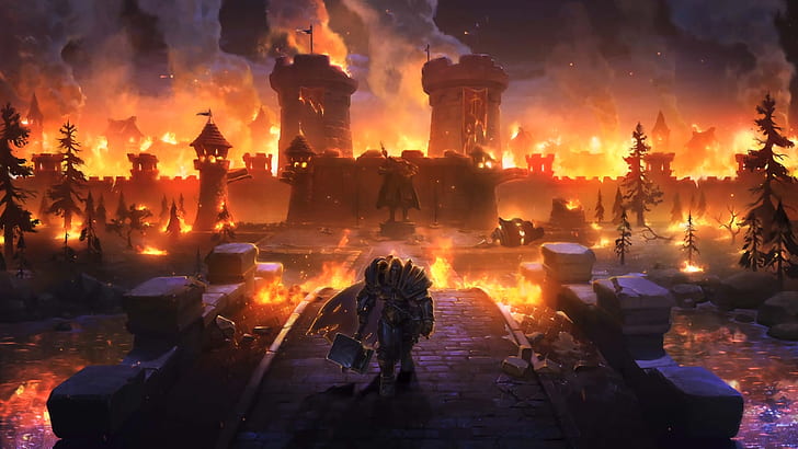 Video Game, Warcraft III: Reforged, Armor, Arthas Menethil, HD wallpaper