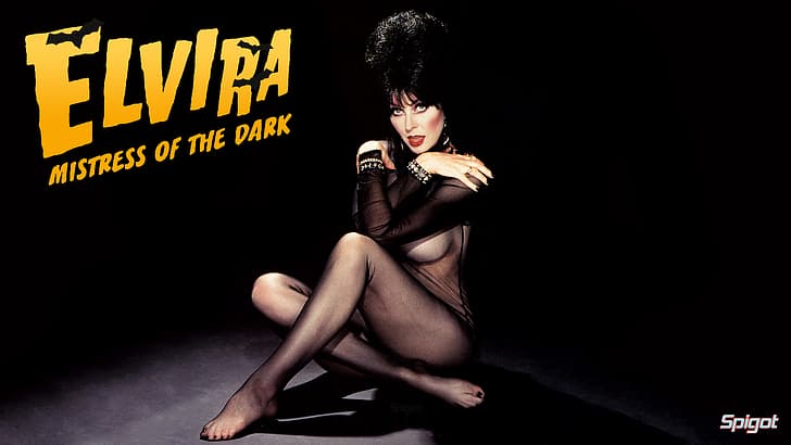 movie poster, George Spigot, Elvira, Elvira Mistress of the Dark, HD wallpaper
