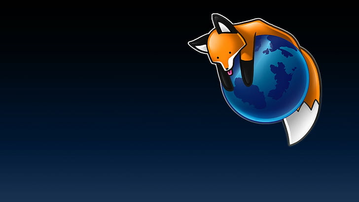 HD wallpaper: Mozilla Firefox, stupid fox, simple background, minimalism |  Wallpaper Flare