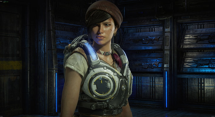 5K, Gears of War 4, Kait Diaz, young adult, one person, portrait