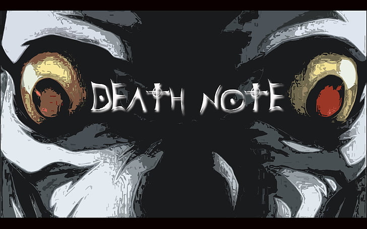 Death Note, Ryuk, typography, mode of transportation, auto post production filter, HD wallpaper
