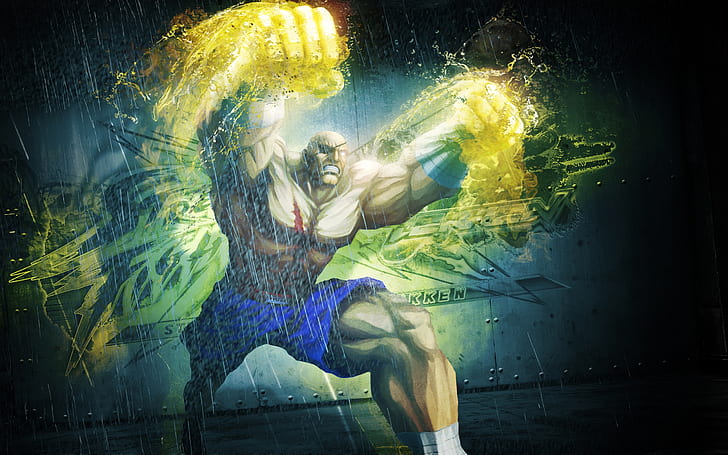 sagat bosslogic street fighter x tekken 2560x1600  Video Games Street Fighter HD Art