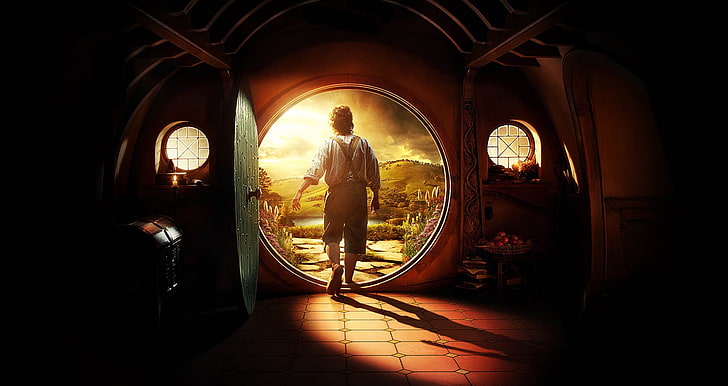 The Hobbit, movies, indoors, architecture, adult, men, standing, HD wallpaper