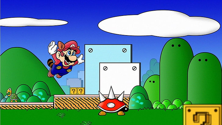 Super Mario game application screenshot, Mario Bros., Super Mario Bros., HD wallpaper