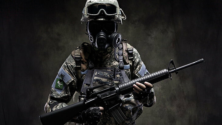 Call of Duty, Call Of Duty 4: Modern Warfare, gun, weapon, military, HD wallpaper