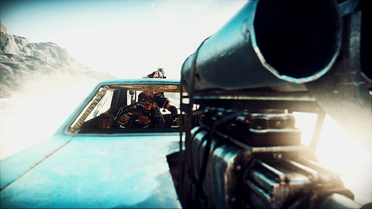 grey car, Mad Max, movies, vehicle, apocalyptic, Mad Max (game)