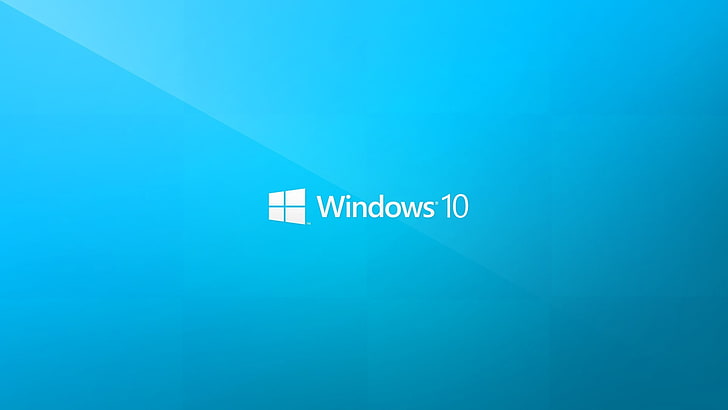 Windows 10 logo, minimalism, typography, western script, communication HD wallpaper