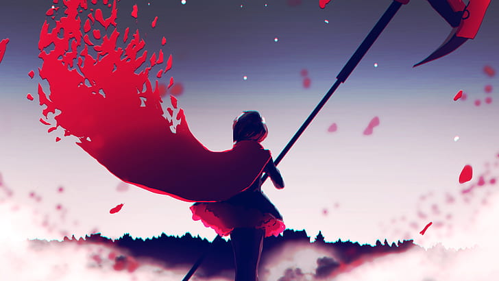 Hd Wallpaper Rwby Ruby Rose Character Anime Wallpaper Flare