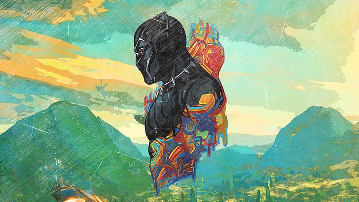 Marvel, Africa, Black Panther, T`Challa, Wakanda, HD wallpaper
