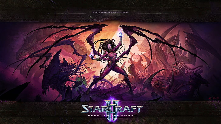 Starcraft II, video games, Sarah Kerrigan, StarCraft II : Heart Of The Swarm
