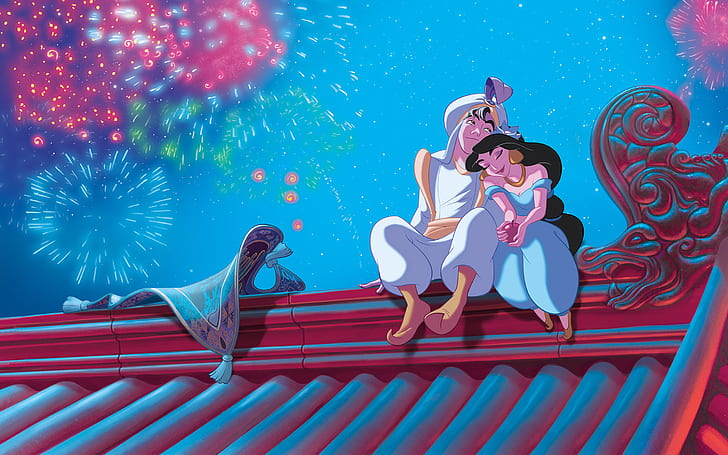 Love Between Princess Jasmin And Aladdin Love Wallpaper Hd 2560×1600, HD wallpaper