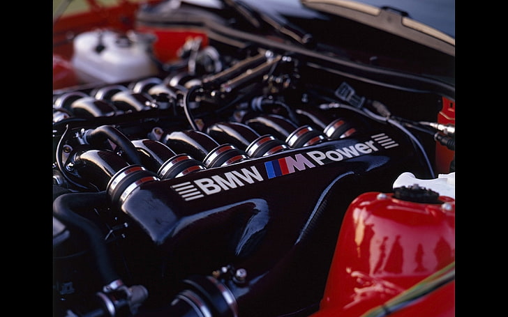 1988, 1999, 4000x2500, 850i, bmw 8 series, car, classic, engine