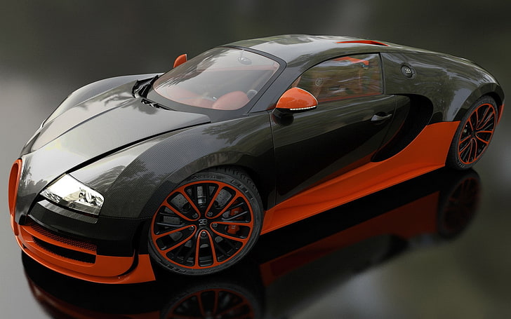 Bugatti Veyron Super Sport, Super Car, mode of transportation, HD wallpaper