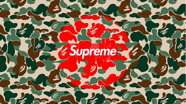 Products, Supreme, Supreme (Brand), text, communication, red, HD wallpaper