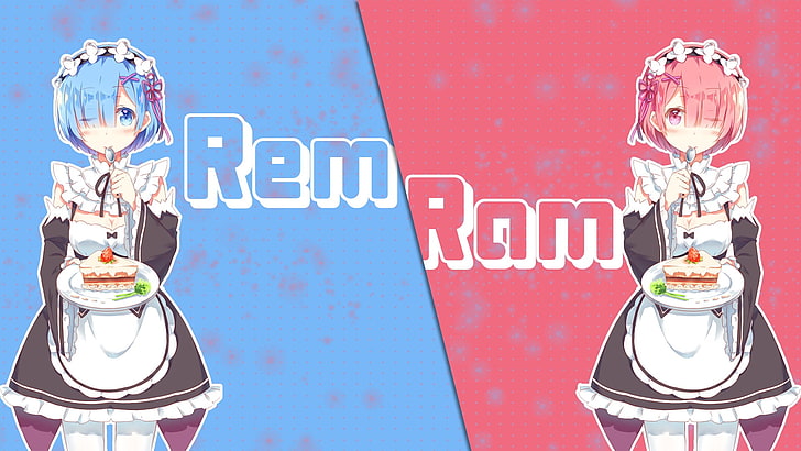 F: Zero Rem and Ram illustration, Re:Zero Kara Hajimeru Isekai Seikatsu