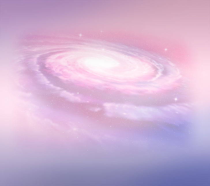 Milky Way artwork, Spiral galaxy, Huawei Honor V8, Stock, HD HD wallpaper