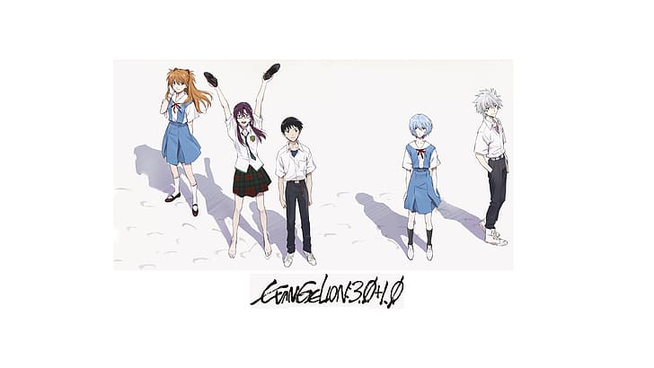 Neon Genesis Evangelion, anime, Asuka Langley Soryu, Ikari Shinji