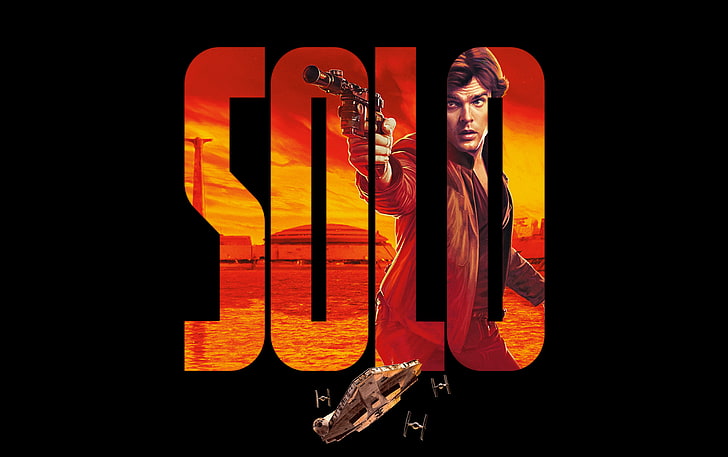 4K, 8K, 2018, Han Solo, Solo: A Star Wars Story, Alden Ehrenreich, HD wallpaper
