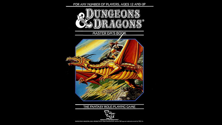 D&D, Dungeons & Dragons, book cover, representation, HD wallpaper