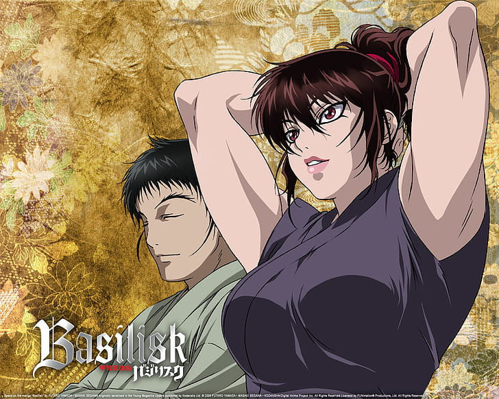Anime Basilisk HD Wallpaper-demhanvico.com.vn