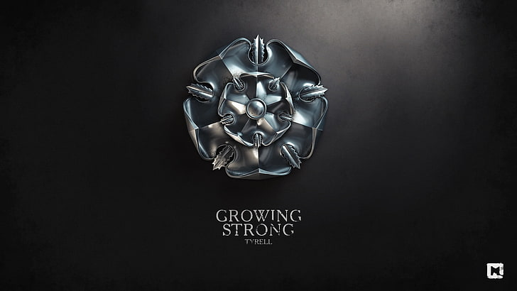 Growing Strong game poster, Game of Thrones, A Song of Ice and Fire
