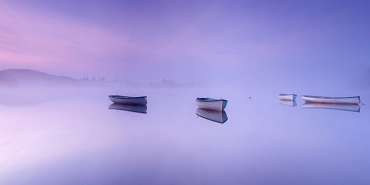 boat on body of water during daytime, Breathing Space, Scotland, HD wallpaper
