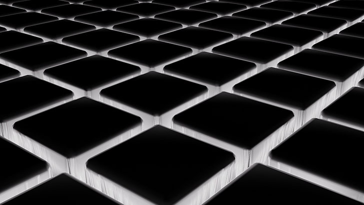 3d Black Cube Wallpaper Image Num 74