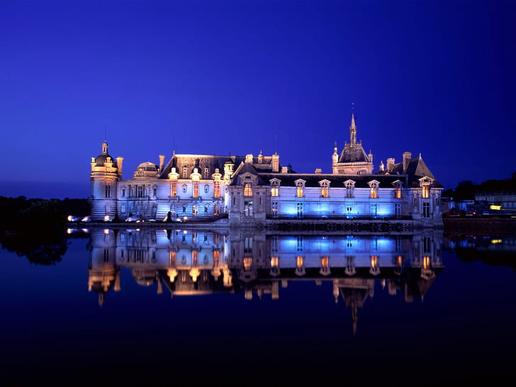 Chateau de Chantilly France, HD wallpaper