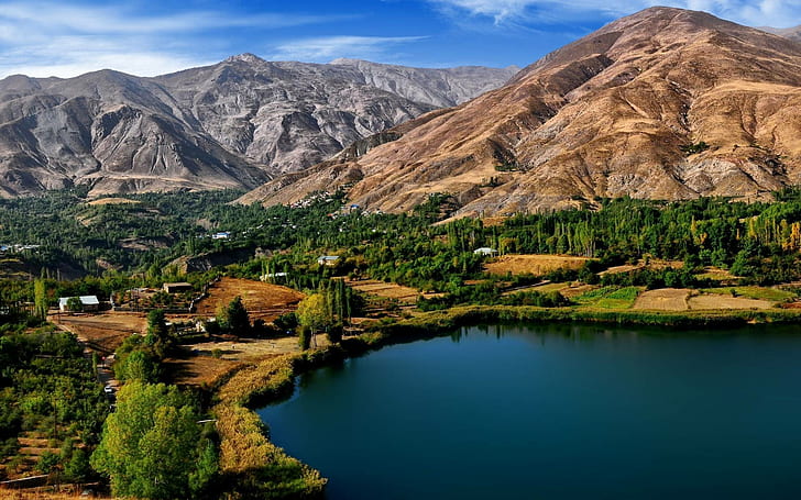 Ovan lake Iran, travel and world, HD wallpaper