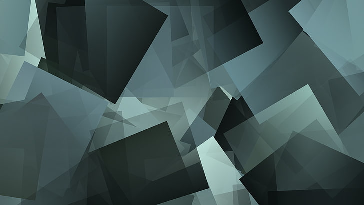 rave, cube, abstract, geometry, square, gradient, pattern, shape, HD wallpaper
