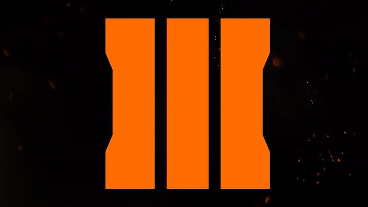 Call of Duty, Call Of Duty: Black Ops III, Logo, orange color