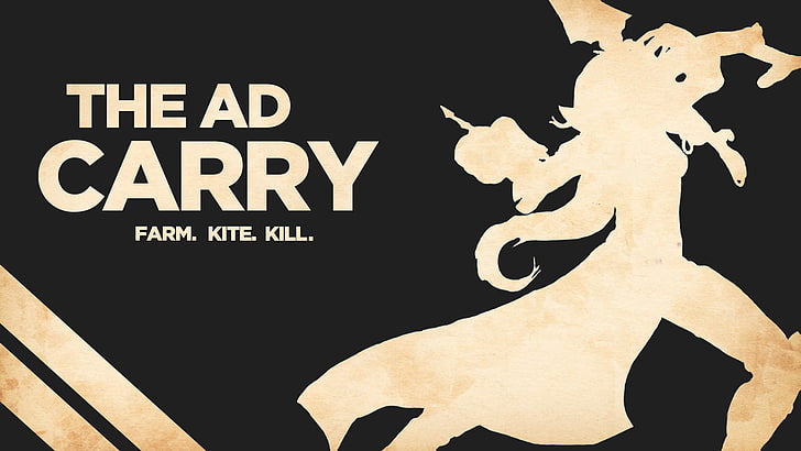 The Ad Carry poster, League of Legends, Vayne (League of Legends), HD wallpaper