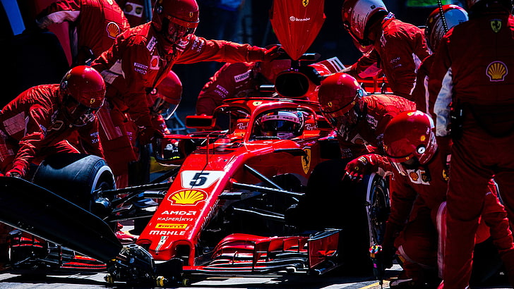HD wallpaper: Ferrari F1, Formula 1, Pit stop, group of people, real people  | Wallpaper Flare