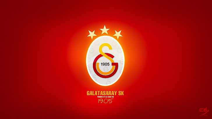 Galatasaray S.K., red, text, communication, no people, western script, HD wallpaper