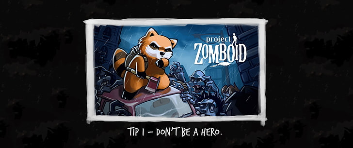 project zomboid, spiffo, don't be a hero, Games, human representation, HD wallpaper
