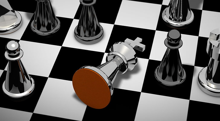 Checkmate, Games, Chess, Black, Play, Horse, King, Figures, Strategy, HD wallpaper