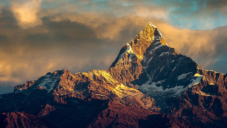 himalaya, nepal, asia, pokhara, annapurna, beauty in nature, HD wallpaper
