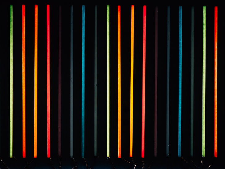 HD wallpaper: assorted-color lines wallpaper, multicolored, neon, light,  backgrounds | Wallpaper Flare