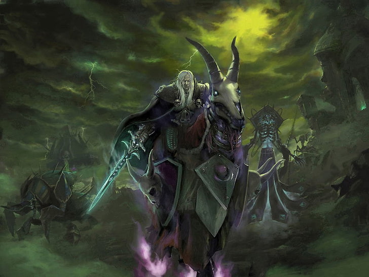 Dota2 Abandon, Warcraft, Arthas Menethil, Kel'Thuzad (World Of Warcraft), HD wallpaper