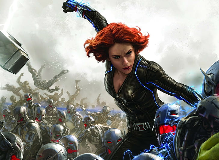 Avengers Age of Ultron, Scarlett Johansson, Natasha Romanoff, HD wallpaper