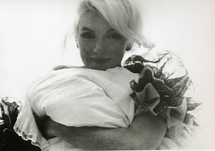 Marilyn Monroe, one person, portrait, women, looking at camera, HD wallpaper