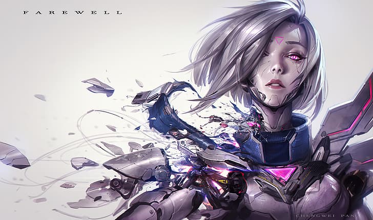 Fiora (League of Legends), video game art, fantasy girl, Chengwei Pan, HD wallpaper