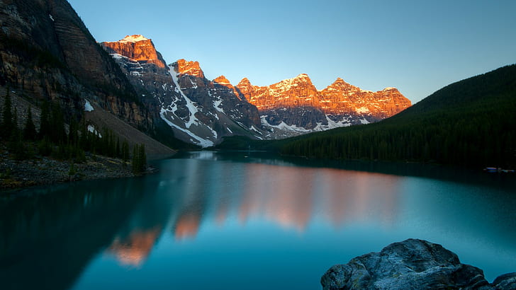 Moraine Lake, Valley of the Ten Peaks, Banff National Park, HD wallpaper