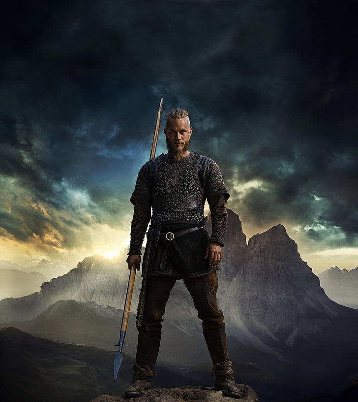 Vikings, Ragnar, Travis Fimmel, HD, HD wallpaper