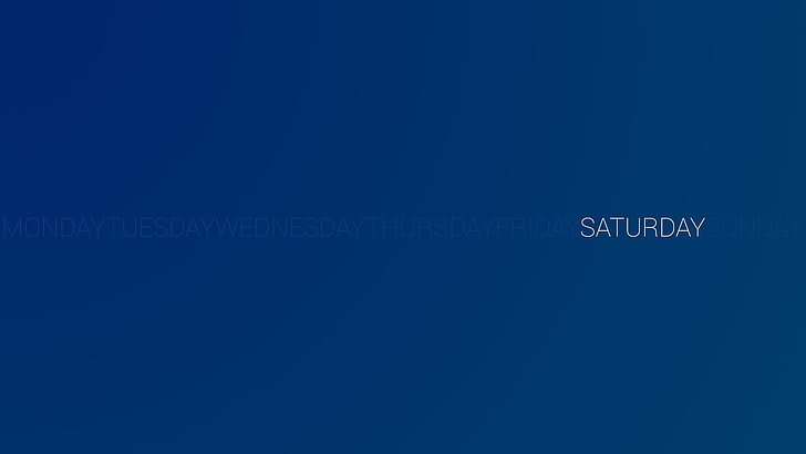 saturday, blue, no people, copy space, backgrounds, text, technology, HD wallpaper