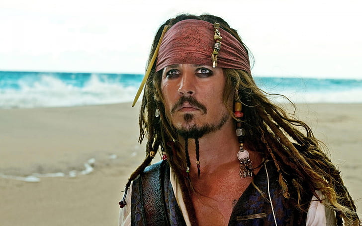 Jack Sparrow Pirates of the Caribbean, johnny depp, HD wallpaper