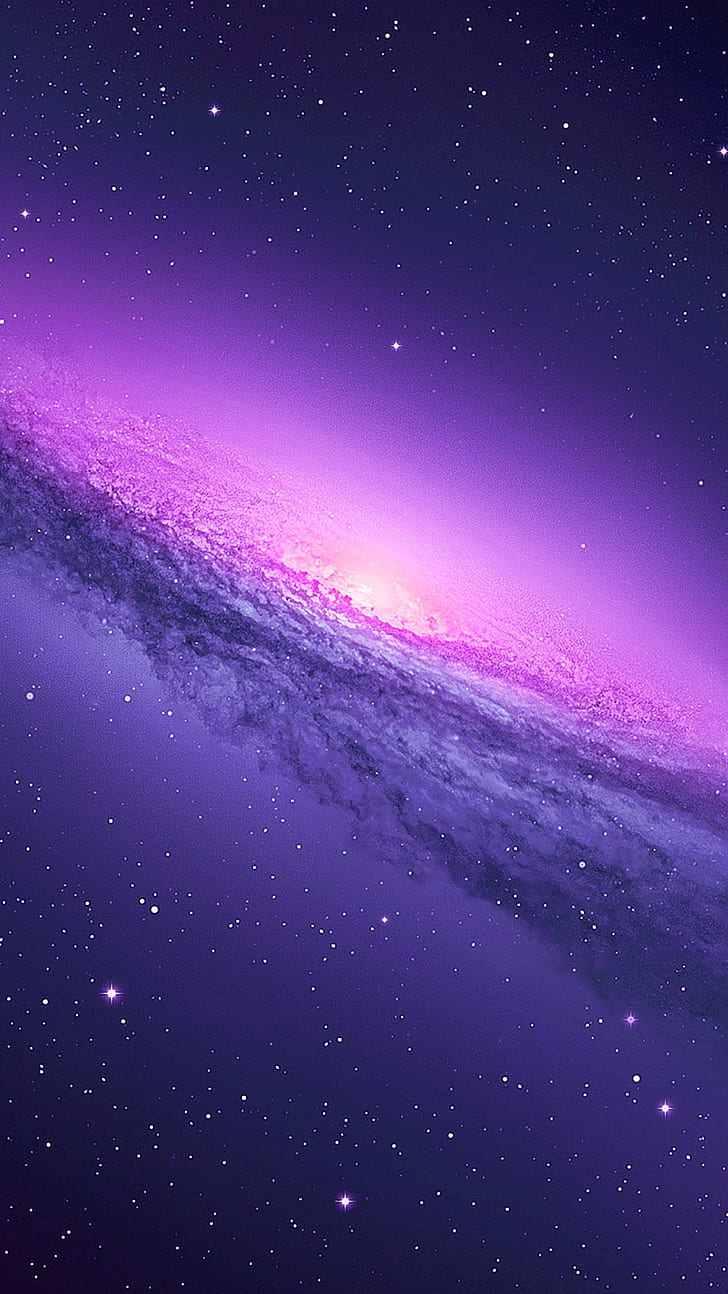 HD wallpaper: Purple Galaxy iPhone 6