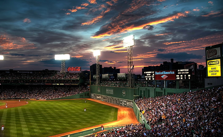 Fenway Park, Boston, Massachusetts - Baseball..., baseball field, HD wallpaper