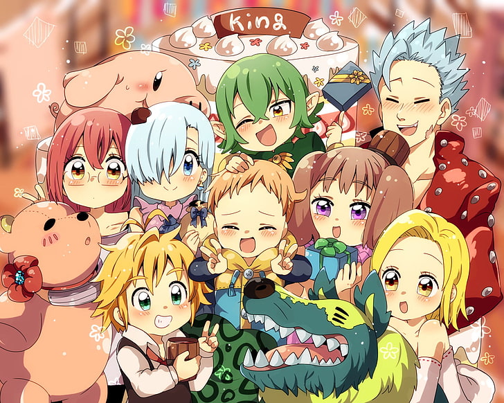 anime characters illustration, The Seven Deadly Sins, Ban (The Seven Deadly Sins)